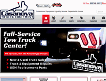 Tablet Screenshot of casanovatowequipment.com